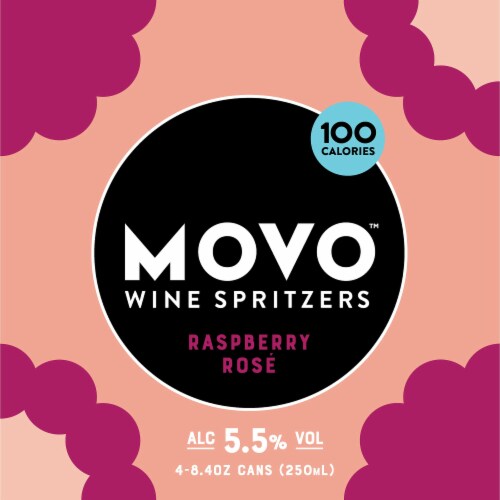 Movo™ Raspberry Rose Wine Spritzer Perspective: top