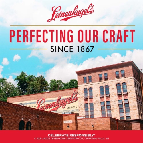 Leinenkugel's Juicy Peach Fruited Session Sour Beer Perspective: top