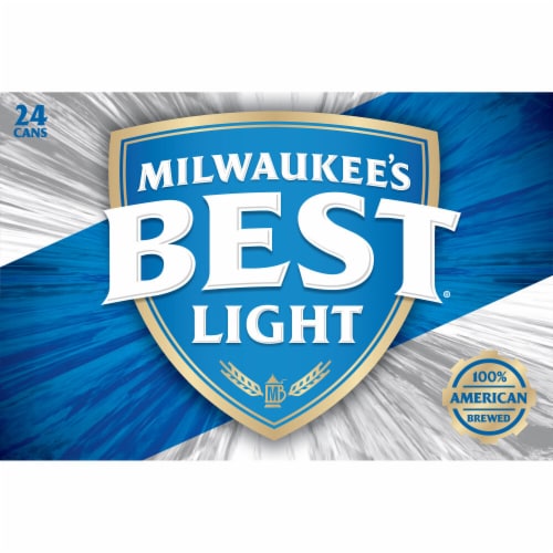 Milwaukee's Best Light American Lager Beer Perspective: top
