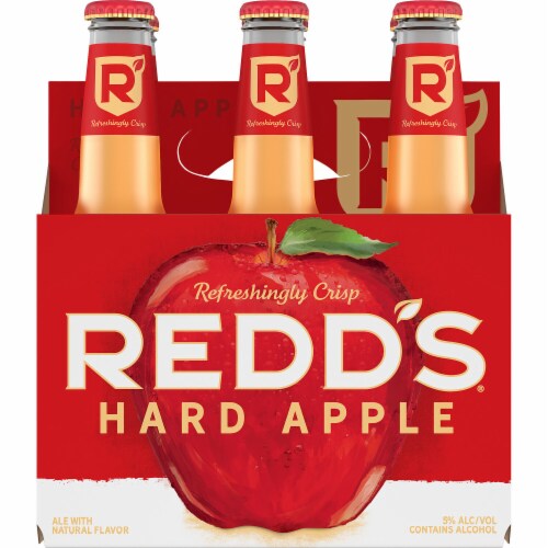 Redd's Hard Apple Ale Beer Perspective: top