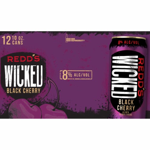 Redd's Wicked Black Cherry Ale Beer Perspective: top