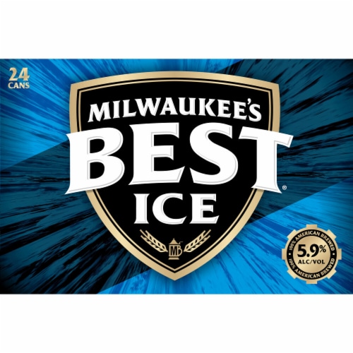 Milwaukee's Best Ice American Lager Beer Perspective: top