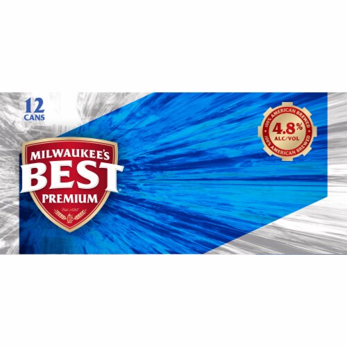 Milwaukee's Best Premium American Lager Beer 12 Cans Perspective: top