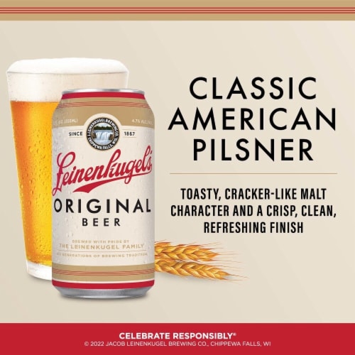 Leinenkugel's® Original Ale Beer Perspective: top