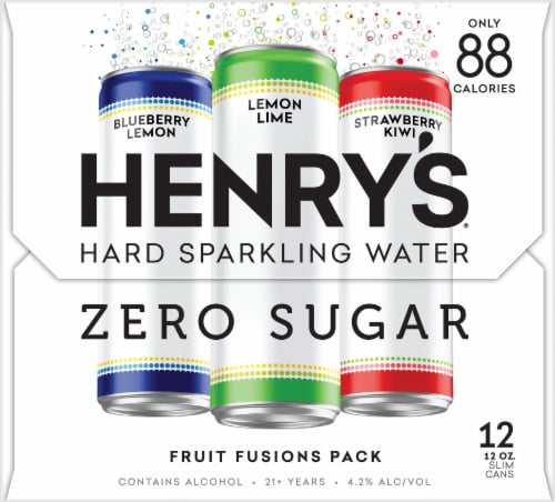 Henry's Hard Sparkling Water Seltzer Variety Pack Perspective: top