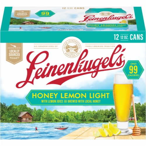 Leinenkugel's Honey Lemon Light Craft Beer Perspective: top