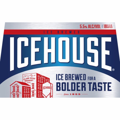 Icehouse American Lager Beer Perspective: top