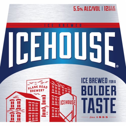 Icehouse American Lager Beer Perspective: top