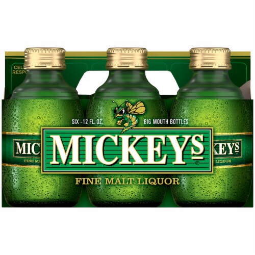 Mickey's Fine Malt Liquor Ale Beer Perspective: top