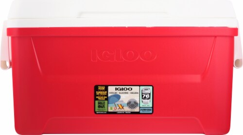 Igloo 48 QT Laguna Ice Chest Cooler, Red