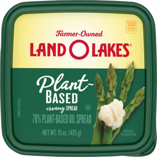 Land O' Lakes® Plant Based Creamy Spread Tub Perspective: top