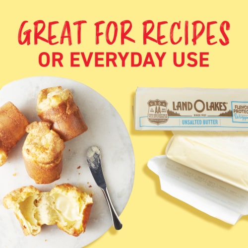 Land O Lakes® Unsalted Butter Sticks Perspective: top