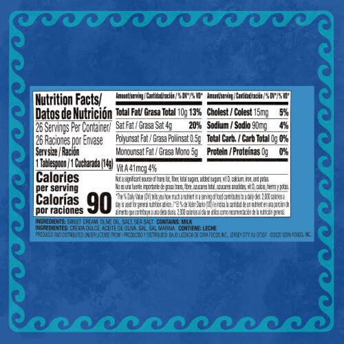 GOYA® Butter with Olive Oil and Sea Salt Perspective: top