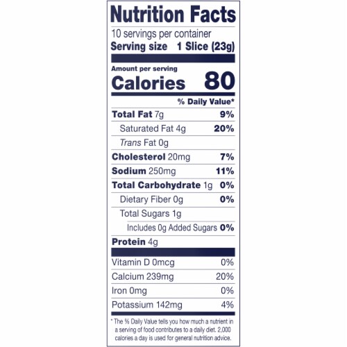 Land O Lakes® Sliced Yellow Deli American Cheese Product Perspective: top