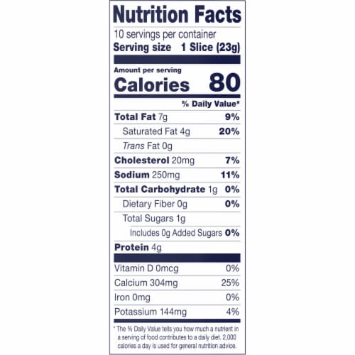 Land O Lakes® Sliced White Deli American Cheese Product Perspective: top