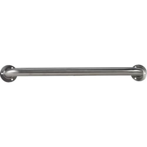 Moen Home Care 24 In. x 1-1/2 In. Exposed Screw Grab Bar, Stainless Steel LR7524 Perspective: top
