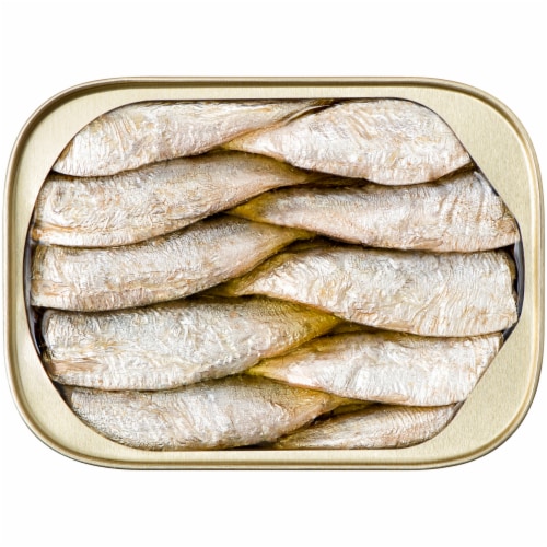 King Oscar Tiny Tots® Sardines in Extra Virgin Olive Oil Perspective: top