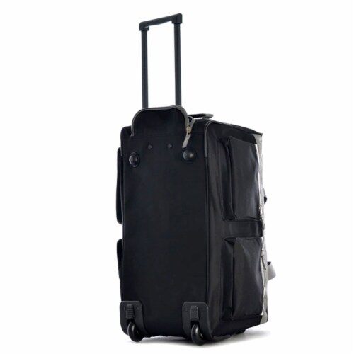 Olympia Rolling Duffel Bag - Black, 1 Piece - Food 4 Less