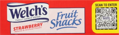 Welch's Strawberry Fruit Snacks Perspective: top