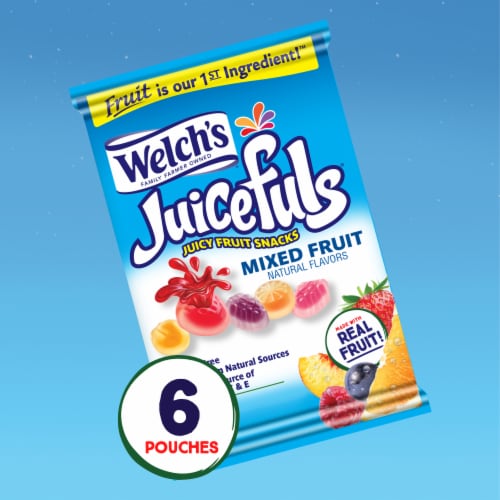 Welch's Juicefuls® Mixed Fruit Juicy Fruit Snacks Perspective: top