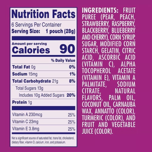 Welch's Juicefuls® Berry Blast Juicy Fruit Snacks Perspective: top