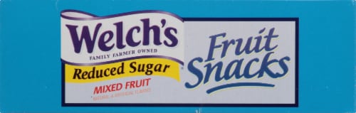 Welch's® Reduced Sugar Mixed Fruit Fruit Snacks Perspective: top