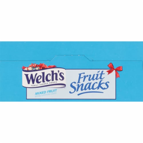 Welch's Mixed Fruit Christmas Fruit Snacks Perspective: top