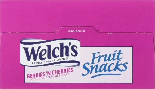 Welch's Berries 'N Cherries Fruit Snacks Perspective: top