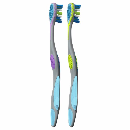 Colgate® 360® Advanced 4 Zone Whole Mouth Clean Soft Toothbrush Value Pack Perspective: top