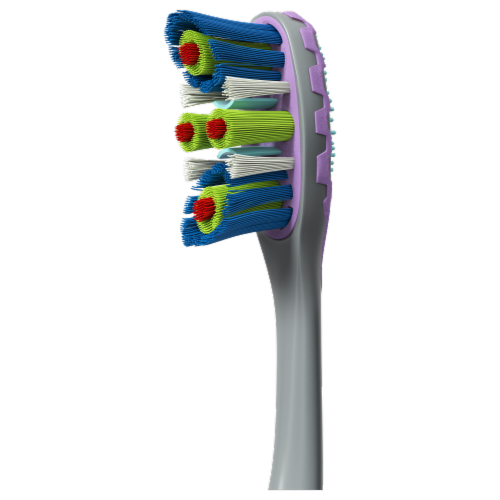 Colgate® 360® Advanced 4 Zone Whole Mouth Clean Medium Toothbrush Value Pack Perspective: top