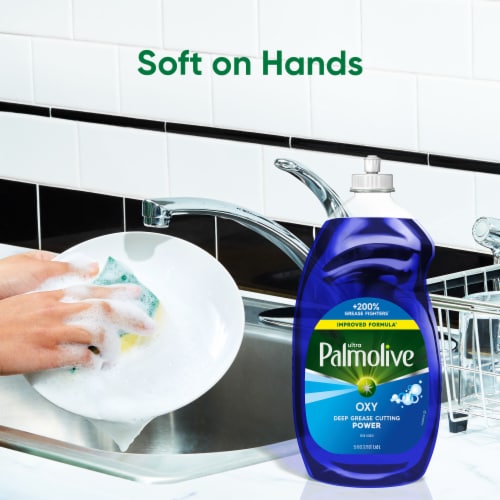 Palmolive Ultra Dishwashing Oxy Power Degreaser Liquid Dish Soap Perspective: top