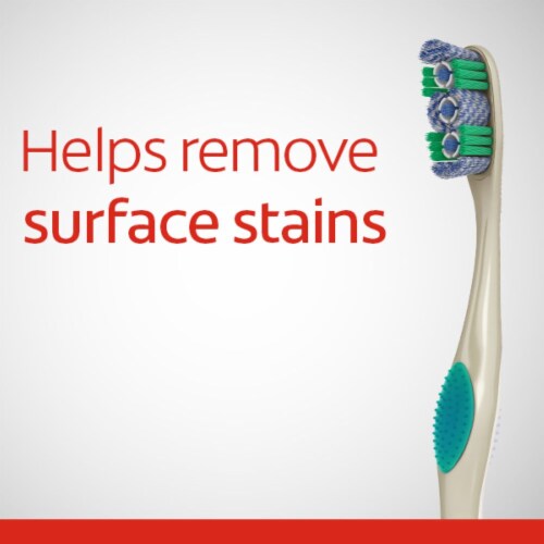 Colgate® 360® Optic White® Whitening Medium Toothbrush Value Pack Perspective: top