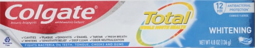 Colgate® Total SF Whitening Gel Toothpaste Perspective: top