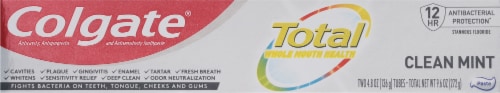 Colgate Total Clean Mint  Value Pack Toothpaste Perspective: top