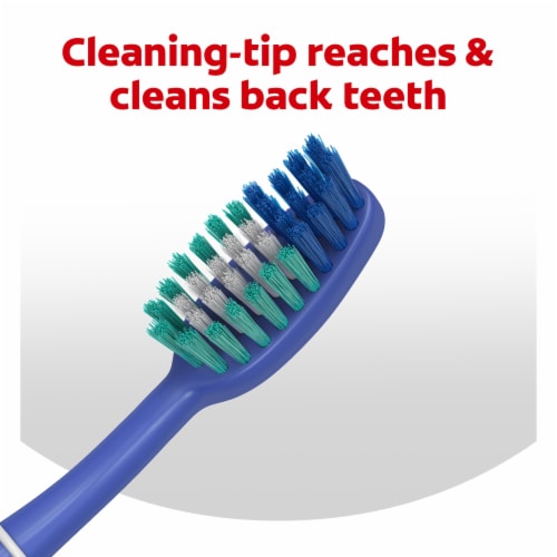 Colgate Plus Medium Toothbrush Perspective: top