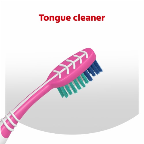 Colgate Plus Soft Toothbrush Perspective: top