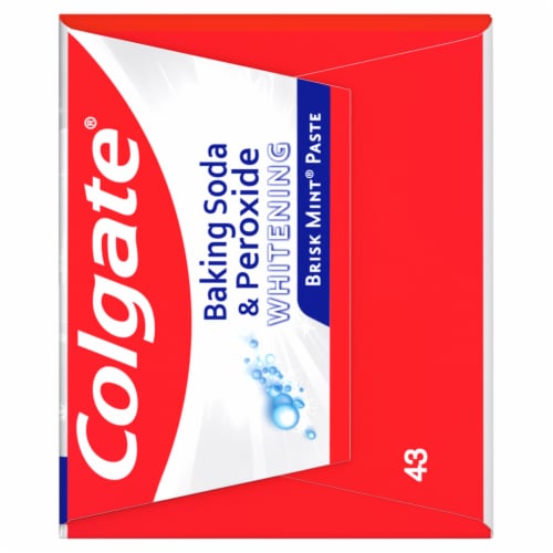 Colgate Baking Soda and Peroxide Whitening Toothpaste Perspective: top