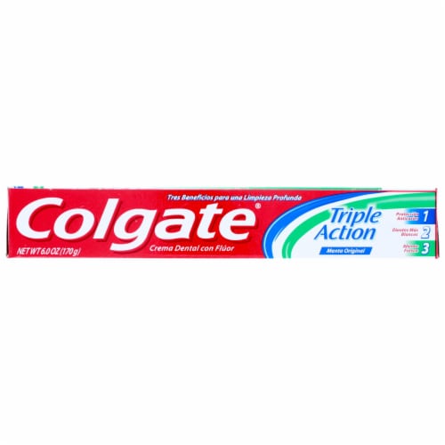 Colgate® Triple Action Original Mint Toothpaste Perspective: top