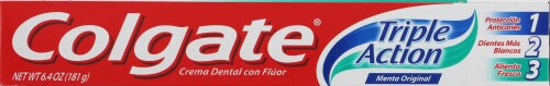 Colgate Triple Action Toothpaste Perspective: top