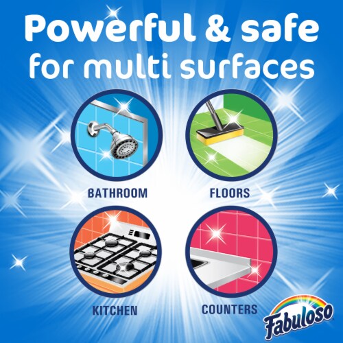 Fabuloso Multi-Purpose Cleaner 2x Concentrated Passion of Fruits Perspective: top