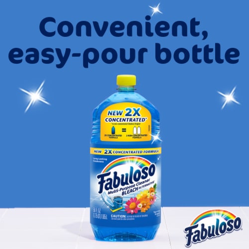 Fabuloso Spring Fresh 2x Concentrated Multi-Purpose Cleaner with Bleach Alternative Perspective: top