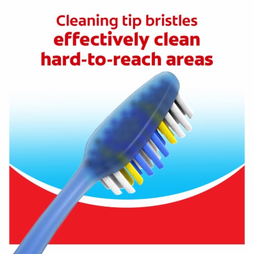Colgate Extra Clean Toothbrush Full Head Soft Perspective: top