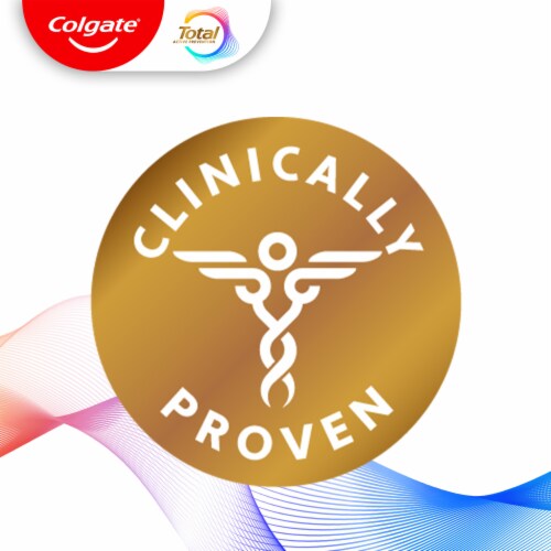 Colgate Total Gum Health Alcohol Free Mouthwash Antibacterial Formula Clean Mint Perspective: top