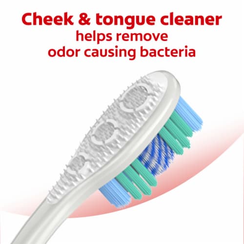 Colgate 360 Optic White Soft Whitening Toothbrush Perspective: top