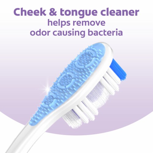 Colgate 360° Enamel Health Toothbrush Extra Soft for Sensitive Teeth Perspective: top