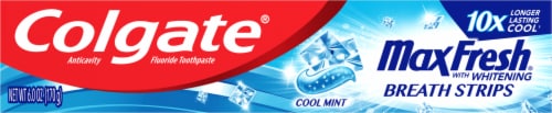 Colgate® Max Fresh Whitening Cool Mint Toothpaste Perspective: top