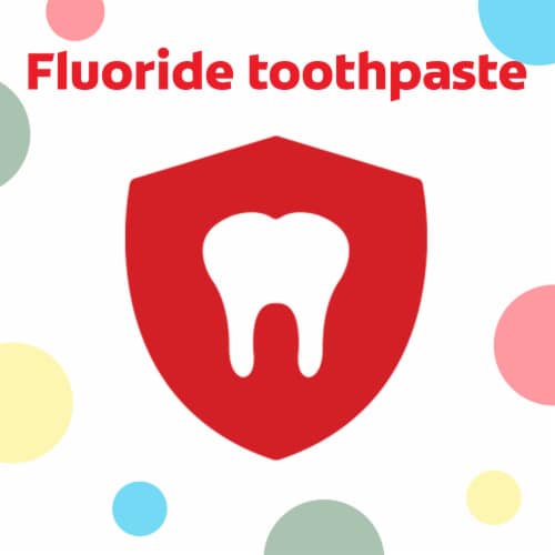 Colgate Cavity Protection Toothpaste for Kids with Fluoride in Bubble Fruit Flavor Perspective: top