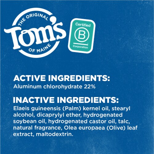 Tom's of Maine Mens Antiperspirant Deodorant - Mountain Spring Perspective: top