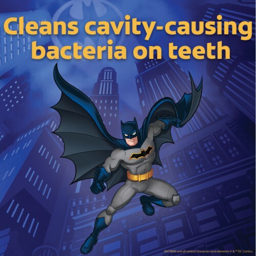 Colgate Kids Powered Batman Toothbrush Perspective: top