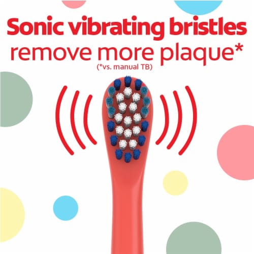 Colgate® Kids Llama Sonic Powered Battery Toothbrush Perspective: top